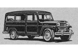 1955 Willys 4 x 4 Jeep Station Wagon