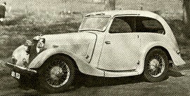 1935 Hillman Aero Minx Cresta Saloon