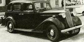 1937 Vauxhall 25 HP G-Series Short Wheelbase