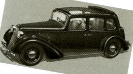 1938 Austin Fourteen Goodwood Cabriolet