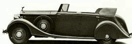 1938 RolIs-Royce 25/30 HP Park Ward All-Weather coachwork