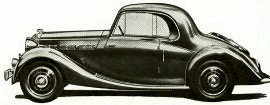 1939 Triumph Dolomite 14/65 Fixed-Head Roadster Coupe