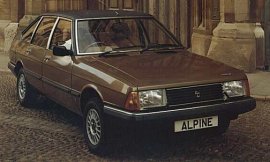 1981 Talbot Alpine SX