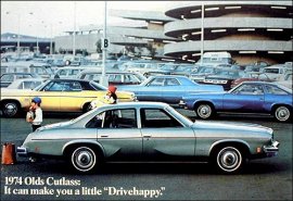 1974 Oldsmobile Cutlass Colonnade Hardtop 4 Door