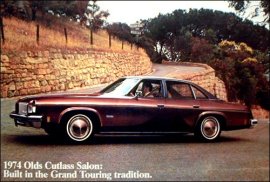 1974 Oldsmobile Cutlass Salon Colonnade Hardtop 4 Door
