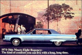 1974 Oldsmobile 98 Regency 2 Door