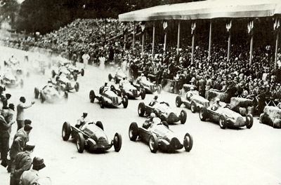The start of the 1946 Turin GP
