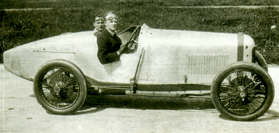 Sir Henry Seagrave at the wheel of the 1923 six-cylinder 2 liter Sunbeam Grand Prix racer