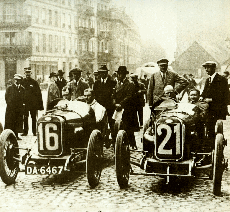 The 1922 Sunbeam Grand Prix Team