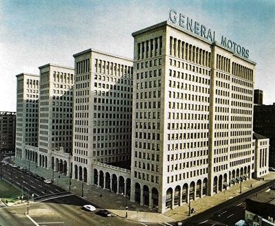 General Motors building on Brodway, New York, circa 1972