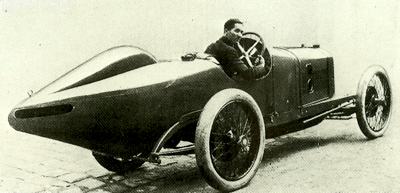 Boillot pictured at the ACF Grand Prix in 1914