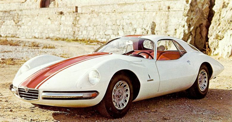 Pinin Farina designed 1965 Alfa Romeo Giulia Tubolare