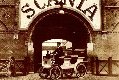 1902 Scania four-seater runabout