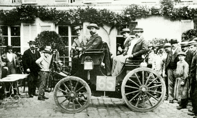 A Peugeot of the first ever race, the Paris-Rouen