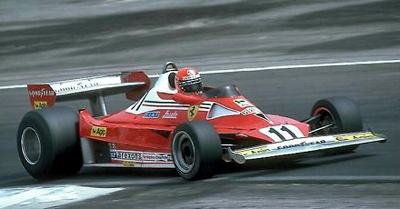 Reutmann driving the 312T3 Ferrari during the 1978 South African Grand Prix