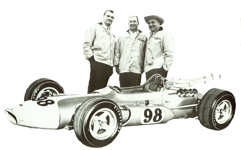 Parnelli Jones pictured with his Hurst Special