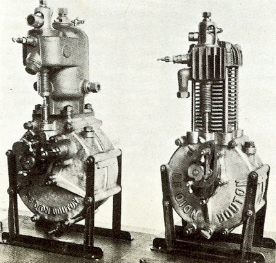 Two single cylinder De Dion engines