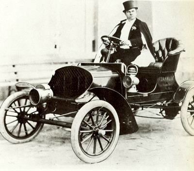 1904 Franklin with Wallace Beery at the wheel