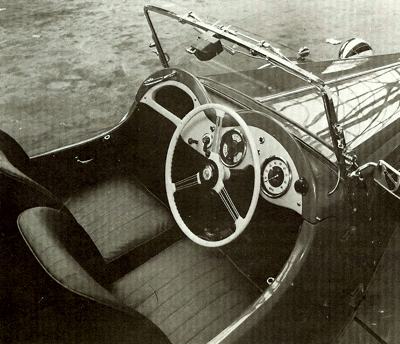Cockpit of 1951 Singer SM Roadster