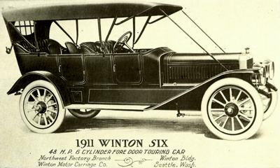 1911 Winton Six, powered by a 48hp engine