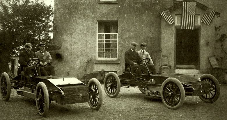 1903 Winton Gordon Bennett team seen in Ireland